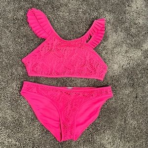 Hot Pink Aerie Bikini Set